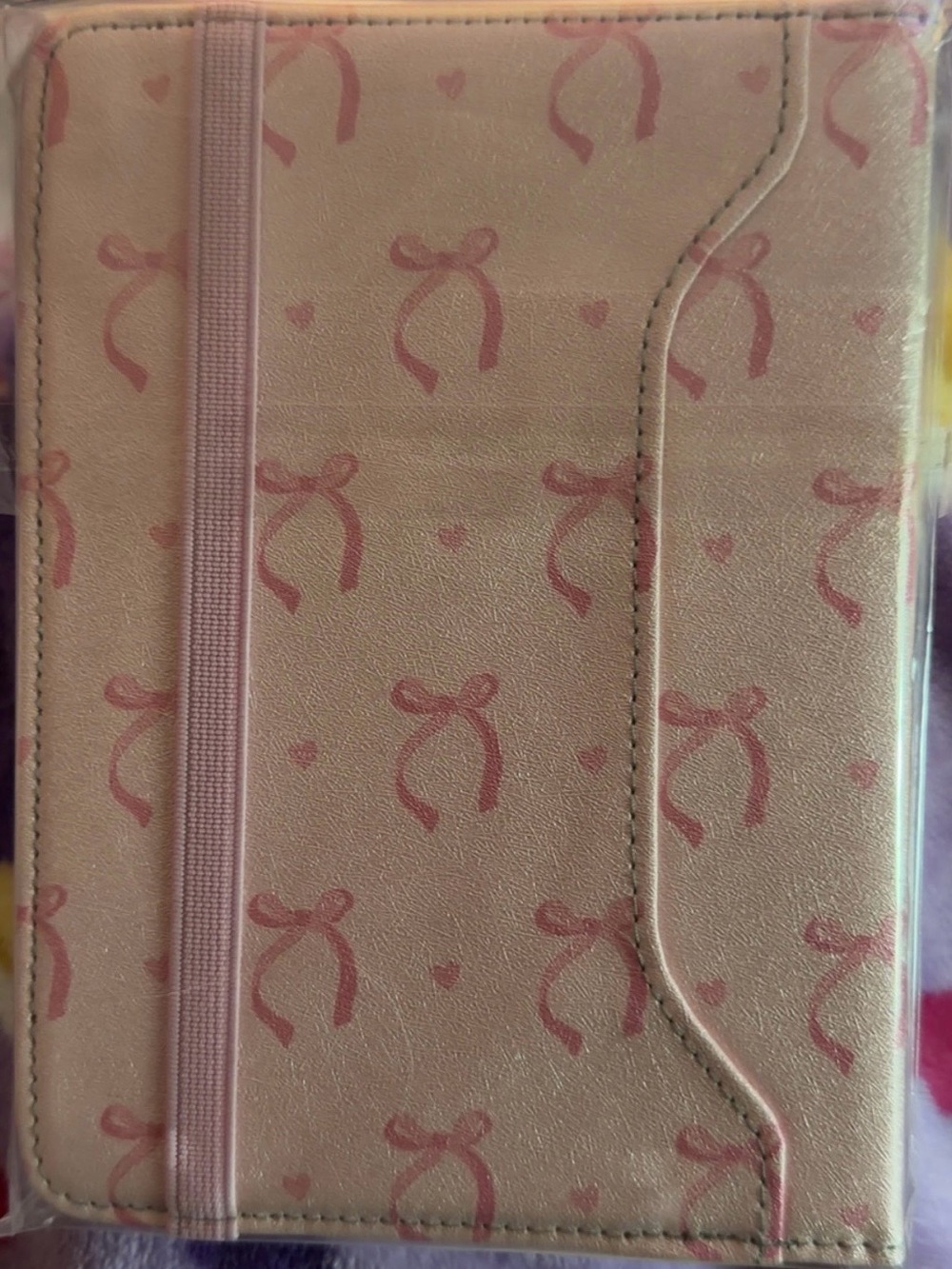 Pink Bow Pattern eBook Reader Cover Case